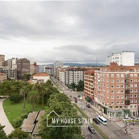 Myhousespain - Amplio Con Vistas En Pleno Centro * ヒホン