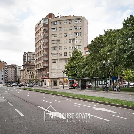 Myhousespain - Amplio Con Vistas En Pleno Centro アパート ヒホン