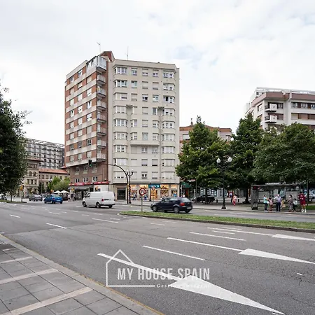 アパート Myhousespain - Amplio Con Vistas En Pleno Centro ヒホン